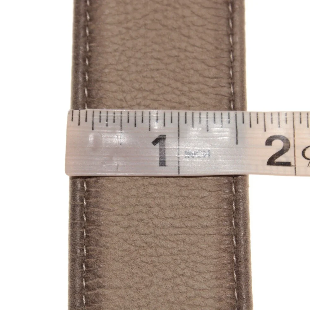 Veneta Cinture NWT Classic Belt Size 80 (32) in Solid Beige Pebbled Leather